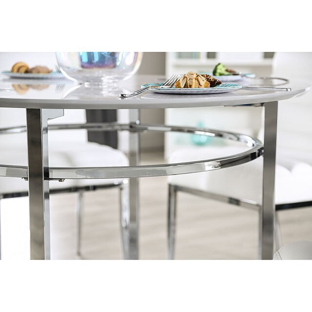 Furniture of America Round Serena Dining Table FOA3797RT IMAGE 3