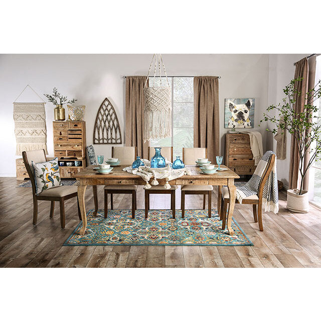 Furniture of America Blanchefleur Dining Table FOA51002 IMAGE 2
