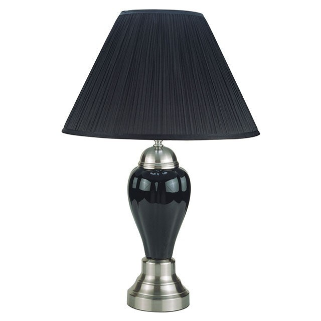 Furniture of America Niki Table Lamp L76117BK-6PK IMAGE 1