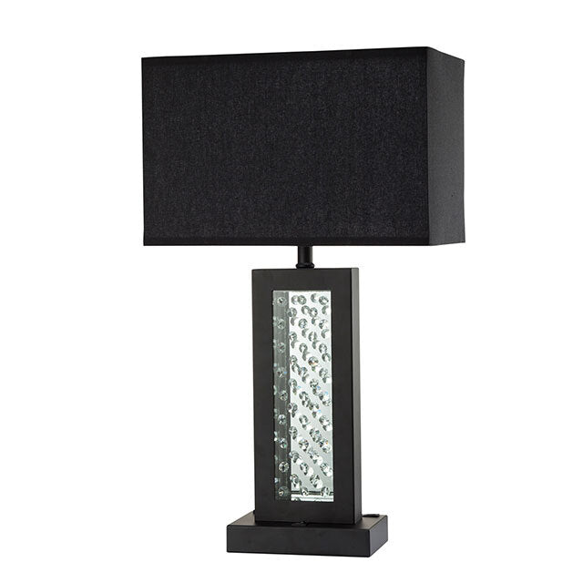 Furniture of America Abbi Table Lamp L76389BK IMAGE 1
