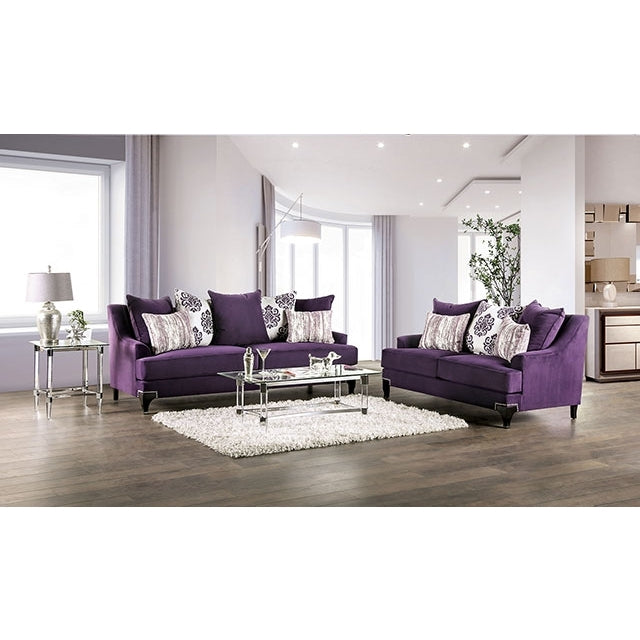 Furniture of America Sisseton Stationary Fabric Sofa SM2208-SF IMAGE 2