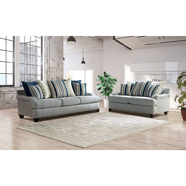 Furniture of America Plaistow Stationary Fabric Sofa SM5189-SF IMAGE 2