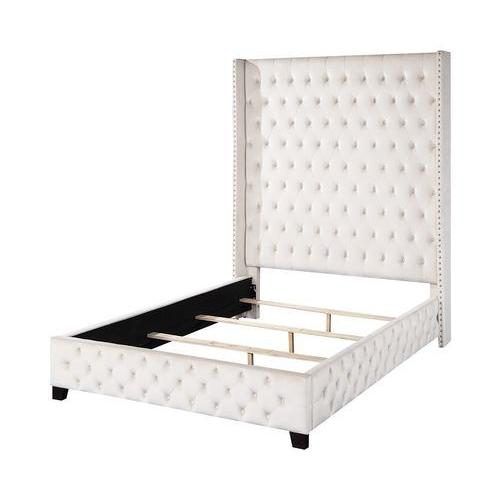 Acme Furniture Fabrice King Upholstered Panel Bed BD00964EK IMAGE 1