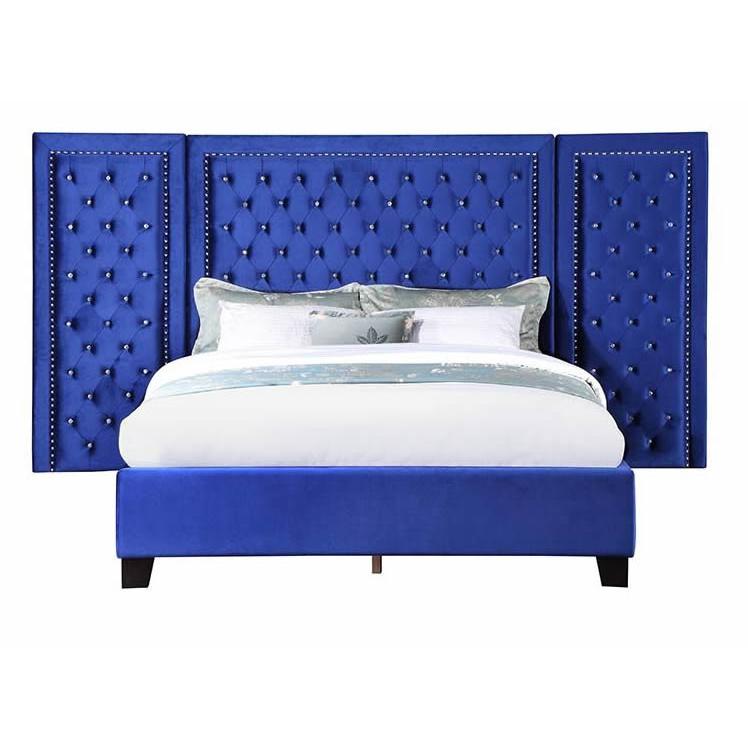 Acme Furniture Damazy Queen Upholstered Panel Bed BD00973Q IMAGE 2