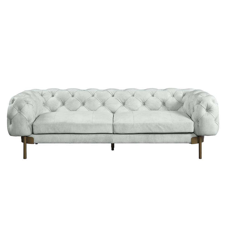 Acme Furniture Ragle Stationary Leather Sofa LV01021 IMAGE 2