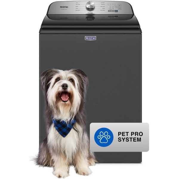 Maytag 4.7 cu. ft. Top Loading Washer with Pet Pro System TL MVW6500MBK IMAGE 1