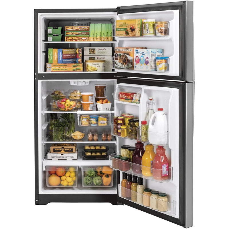 GE 30-inch, 19.2 cu. ft. Top Freezer Refrigerator GTS19KYNRFS IMAGE 3