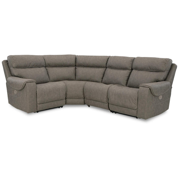 Signature Design by Ashley Starbot Power Reclining Leather Look 4 pc Sectional 2350146/2350158/2350162/2350177 IMAGE 1