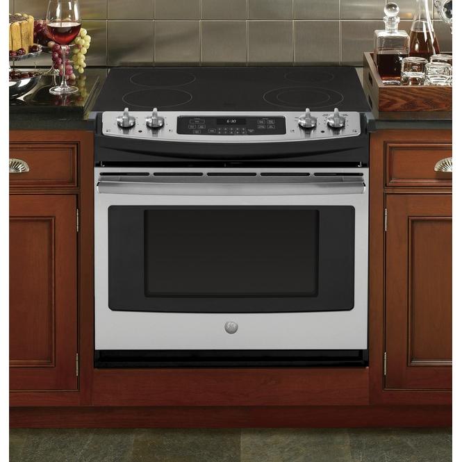 GE 30-inch Drop-in Electric Range JD630STSS IMAGE 2
